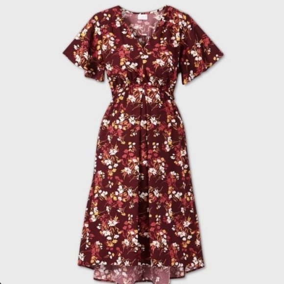 Isabel Maternity by Ingrid & Isabel Dresses & Skirts - Isabel Maternity Short Sleeve Woven Dress